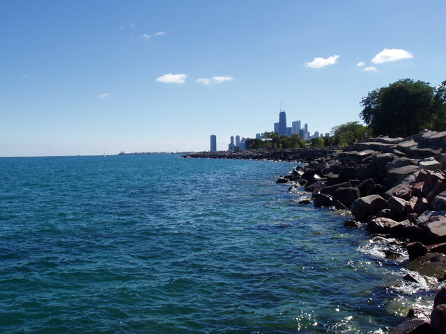 Lake Michigan shore