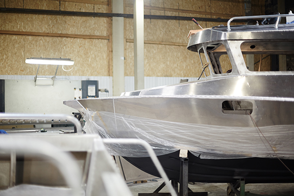 boat manufacturing workplace